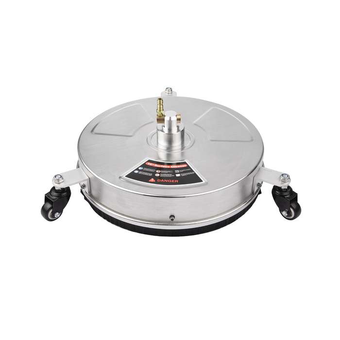 42cm/ 16.5inch Pressure Washer Surface Cleaner Stainless Steel Housing Power Washer Accessory with 1
