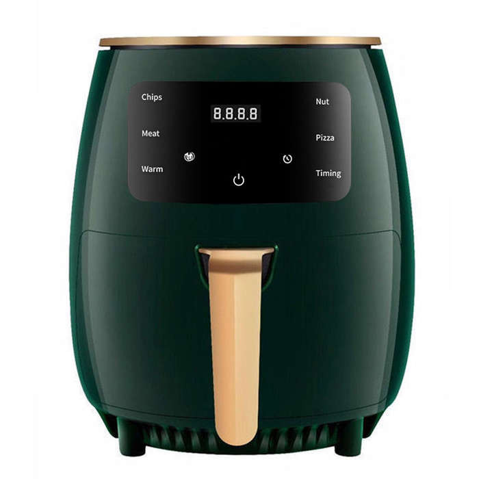 Air Fryer Home Multifunctional Smart with Touch Screen 6L Large Capacity 1200W High Power Electric O