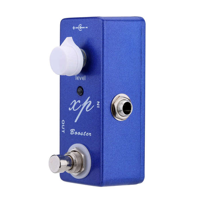 MOSKYAudio XP Booster Electric Guitar Effect Pedal Mini Single Effect with Clean Boost True B