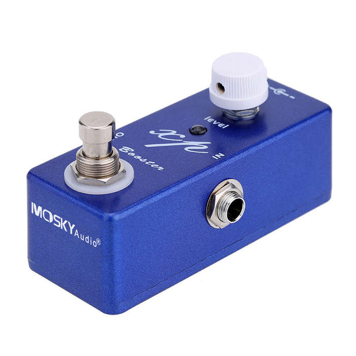 MOSKYAudio XP Booster Electric Guitar Effect Pedal Mini Single Effect with Clean Boost True B