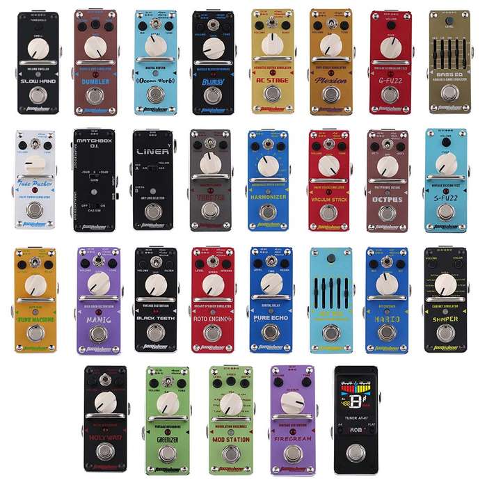 AROMA AMS-3 Mod Station Modulation Ensemble Electric Guitar Effect Pedal Mini Single Effect w