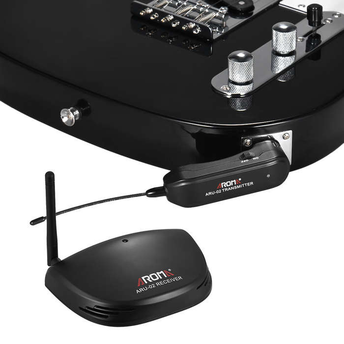 Aroma ARU-02 Professional Rechargeable UHF Wireless Digital Audio Transmission Transmitter Re