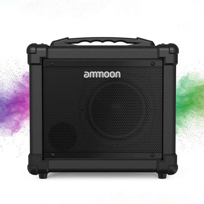 ammoon GA-10 10W Portable Electric Guitar Amplifier Amp BT Speaker Supports Clean/Distortion