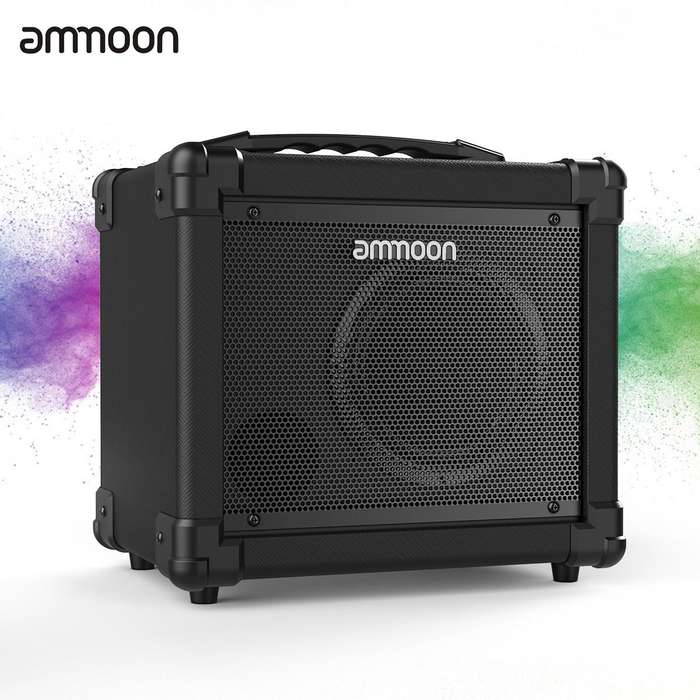 ammoon GA-10 10W Portable Electric Guitar Amplifier Amp BT Speaker Supports Clean/Distortion