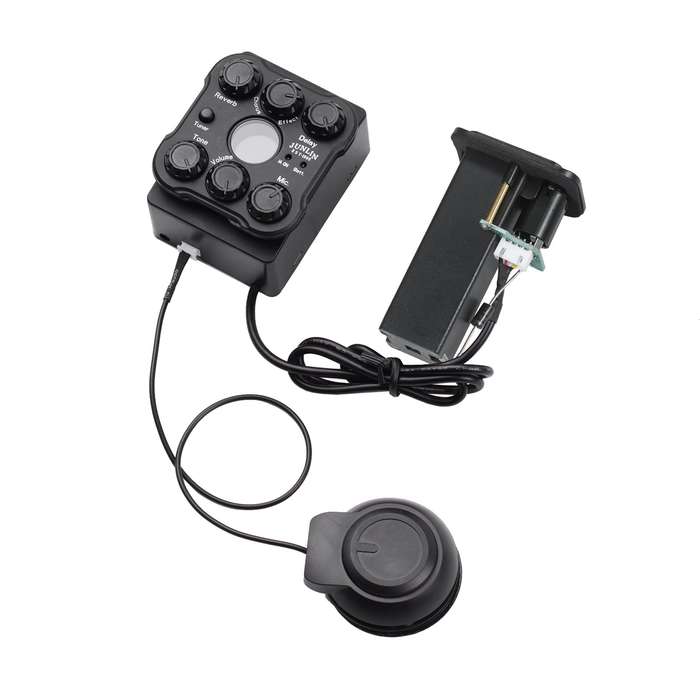 Acoustic Guitar Pickup Resonance Pickups Preamp System with LED Screen