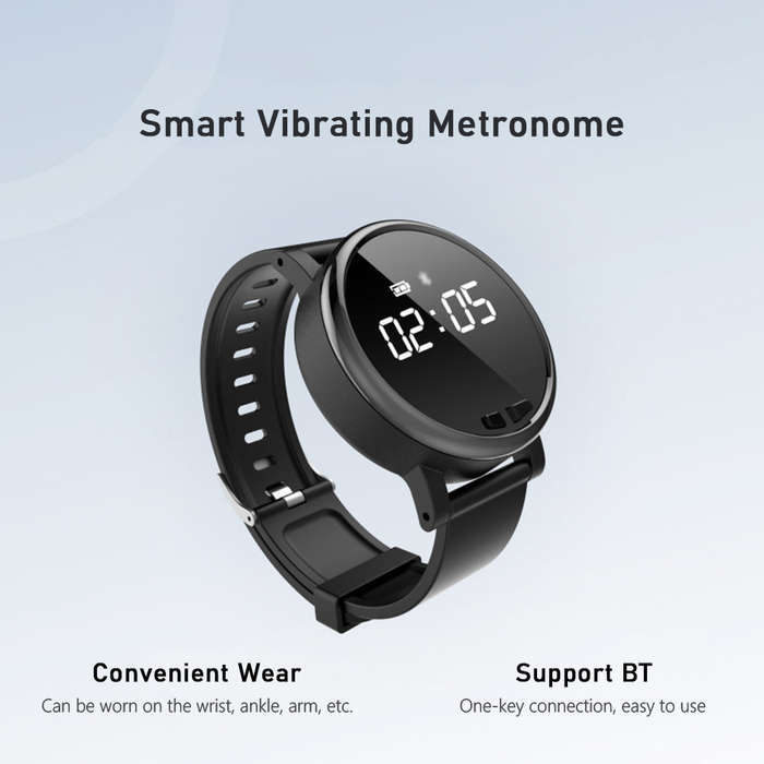 Smart Vibrating Metronome Multifunctional Intelligent Somatosensory Digital Metronome Portabl