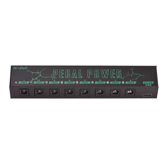 M-VAVE  PEDAL  POWER  Guitar Pedal Power Guitar Effector Power Supply 8 Isolated DC Output
