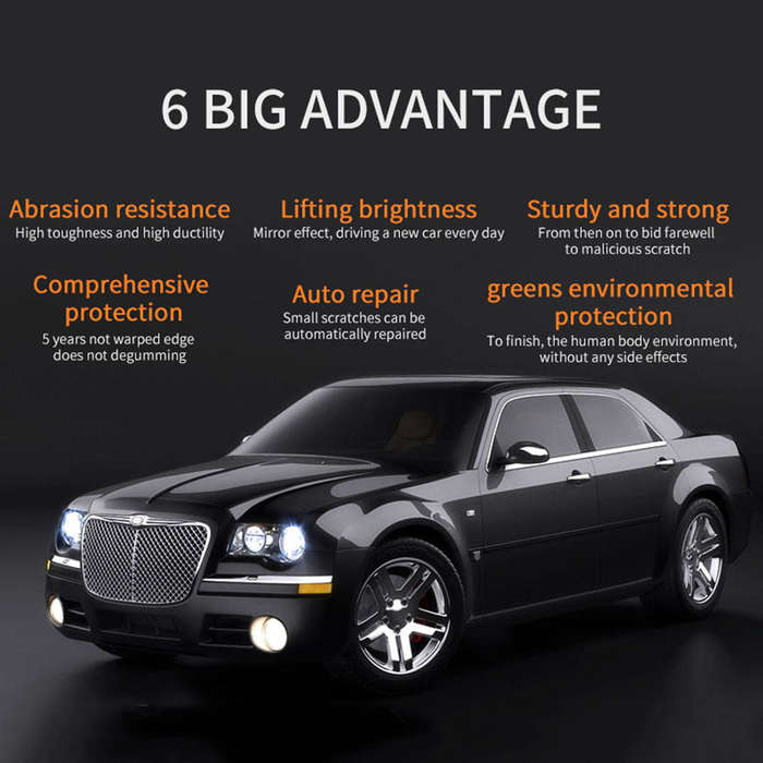 Car Transparent Film Vinyl Wrap Film Car Body Paint Protective Cover Film
