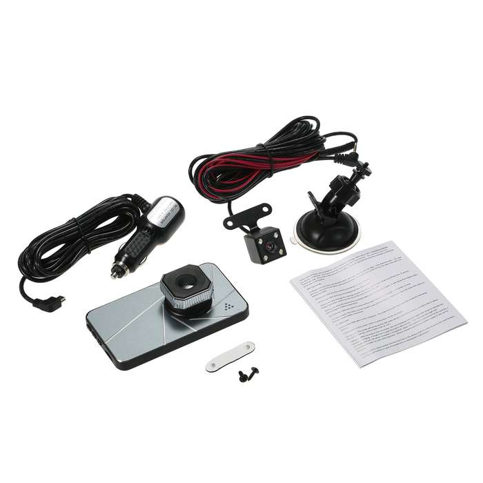 1080P FHD Car DVR 4inch Dash Cam Car Driving Recorder Dual Lens Vehicle Camcorder Loop-cycle Recordi