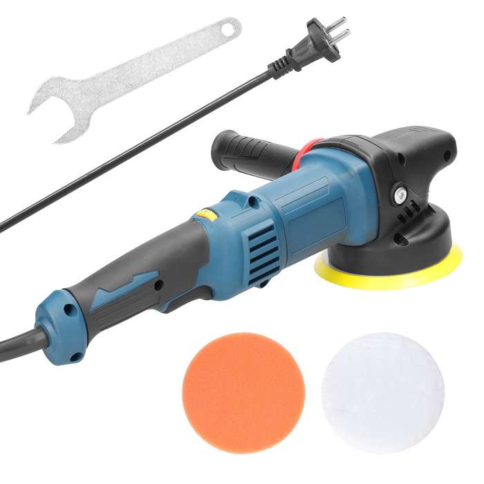 980W Handheld Electric Eccentric Sander 5 Inch Polishing Machine 125mm Disc Home Household Wood Proc