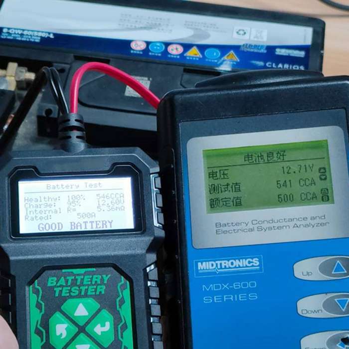 Car Battery Load Tester with LED Display CCA 100-2000 CCA  Alternator Tester, Auto Battery Analyzer