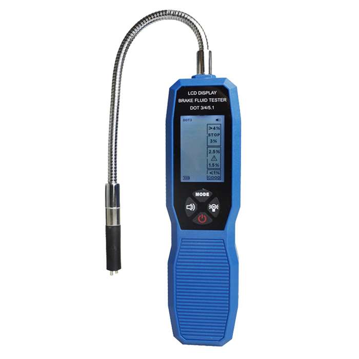 Brake Fluid Tester, LCD Display Digital Brake Fluid Tester DOT3 DOT4 DOT5.1 Tester with Sound Prompt