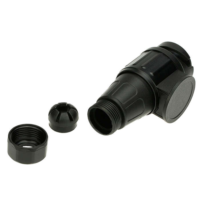 Frosted Material 13-Pin Trailer Plug 12V 13-Pole Tow Bar Towing Plug N Type-Vehicle End