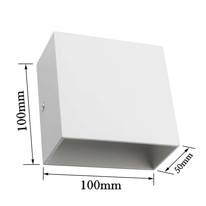 AC 85-265V 6W Cube LEDs Wall Sconces Light Modern COB Wall Lamp Mounted Lighting Fixtures for