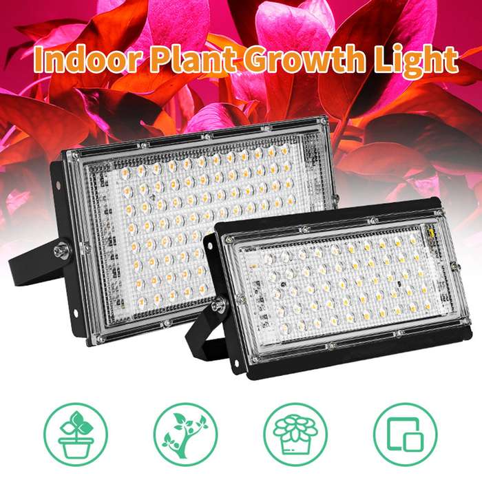 AC180-240V 100W 96LEDs Indoor Plant Growth Light Full Spectrum Grow Lamp for Indoor Plants Ve
