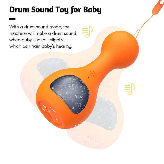 Smart Baby Sleep Soother White Noise Sound Machine with 28 Soothing Sounds Soft Coloful Light