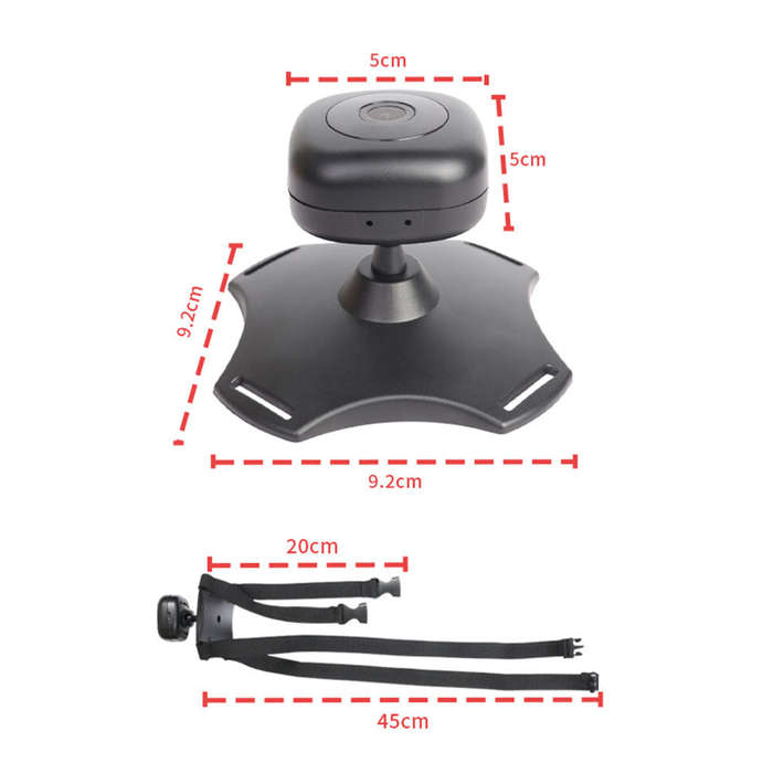 WiFi Baby Car Monitor Wireless Monitor Camera for Baby Rear Facing Seat 360 Rotation Night V
