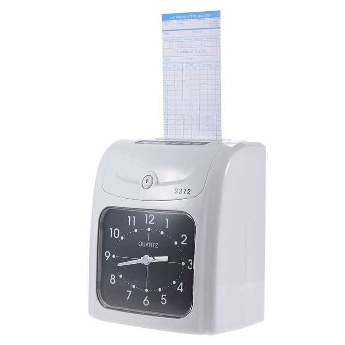 Electronic Employee Time Clock Recorder Attendance Time Card Machine for Office Factory Wareh