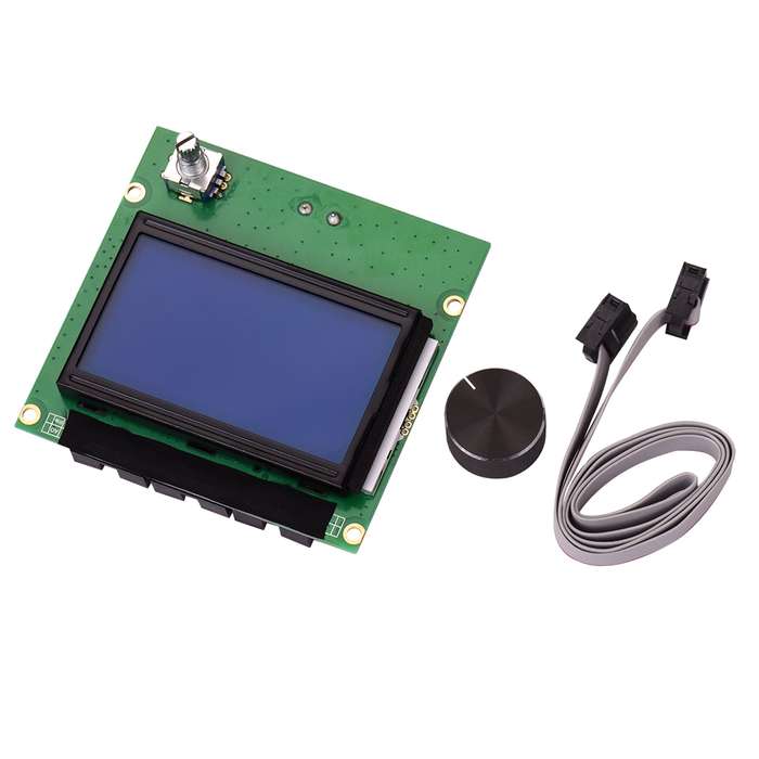 3D Printer Parts LCD Display Screen Board with Cable Replacement for Creality Ender 3/Ender 3