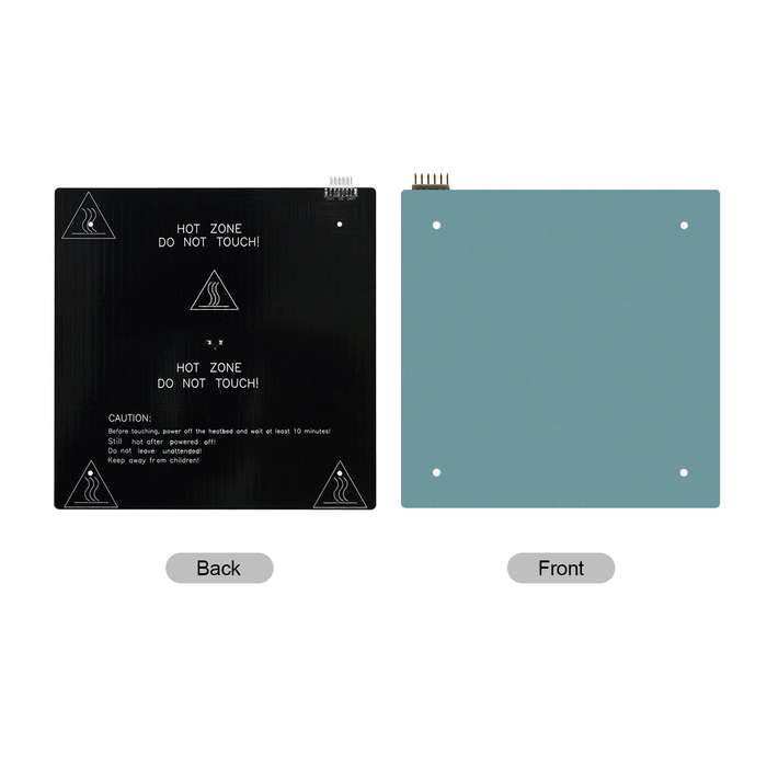 24V 3D Printer Hotbed MK3 Heating Platform Aluminum Plate 310*310*3mm with 90cm Hotbed Wire C