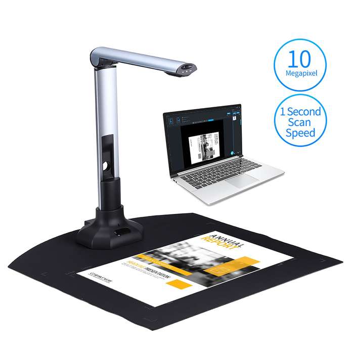 BK52 Portable Book & Document Camera Scanner Capture Size A3 HD 10 Mega-pixels USB 2.0 High S