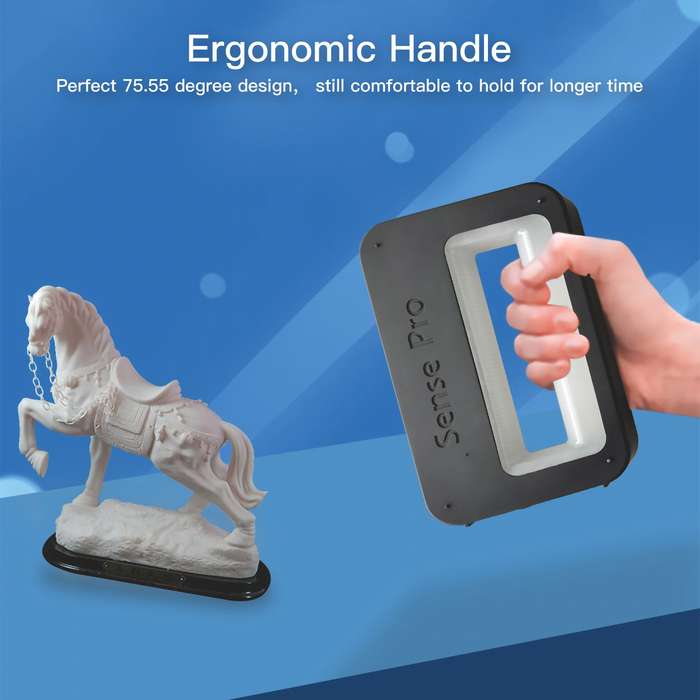 Sense Pro Handheld 3D Scanner Portable 3D Modeling Scanner High Precision Accuracy 0.3mm Supp