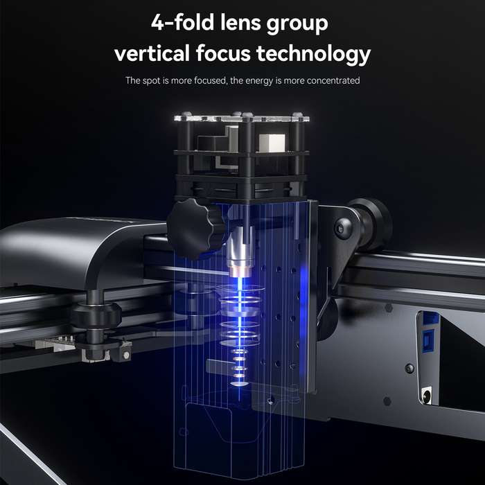 ATOMSTACK  P7 40W Laser Engraver Desktop DIY Engraving Cutting Machine with 200*200 Engraving