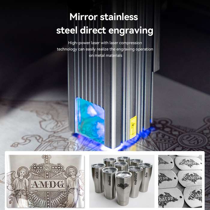 ATOMSTACK  P7 40W Laser Engraver Desktop DIY Engraving Cutting Machine with 200*200 Engraving