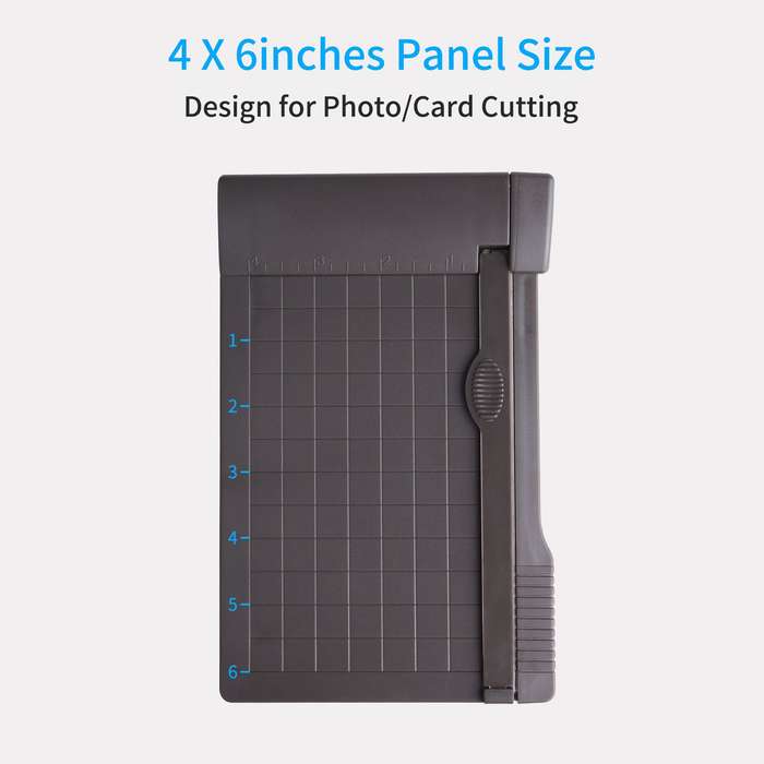 KW-triO Mini Paper Trimmer Guillotine Cutter 6 Inch (160mm) Cut Length Desktop Paper Cutting