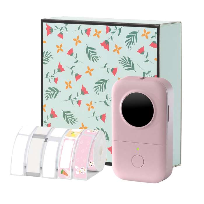 AIMO D30 Label Maker Machine Mini Pocket Thermal Label Printer All in One BT Connect Adhesive