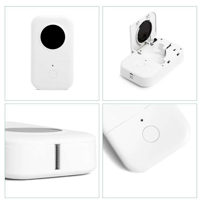 AIMO D30 Label Maker Machine Mini Pocket Thermal Label Printer All in One BT Connect Adhesive