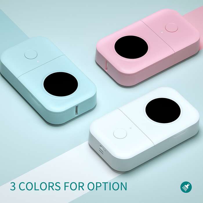 AIMO D30 Label Maker Machine Mini Pocket Thermal Label Printer All in One BT Connect Adhesive