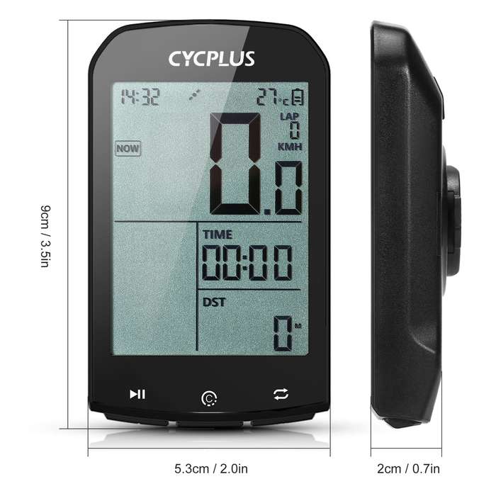 Smart GPS Cycling Computer BT 4.0 ANT+ Bike Wireless Computer Digital Speedometer Backlight I