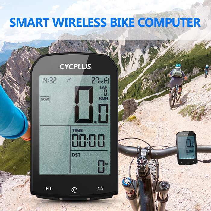 Smart GPS Cycling Computer BT 4.0 ANT+ Bike Wireless Computer Digital Speedometer Backlight I
