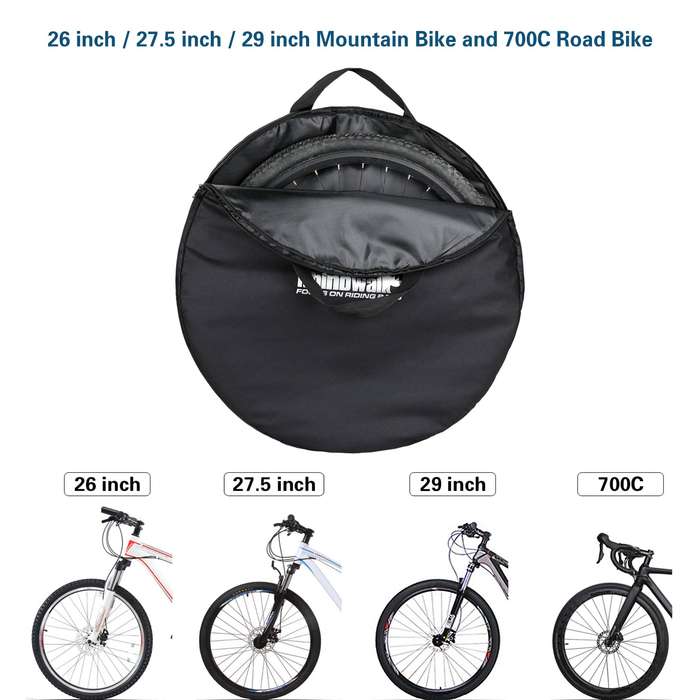 29 inch Bicycle Wheelset Bag Wheel Carry Bag Oxford Bike Travel Tire Bag Wheel Cover for Moun