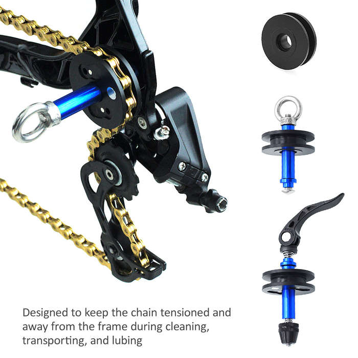 Bike Chain Holder Bicycle Bike Chain Keeper Holder Cycling Dummy Hub Chain Keeper Road Bike C