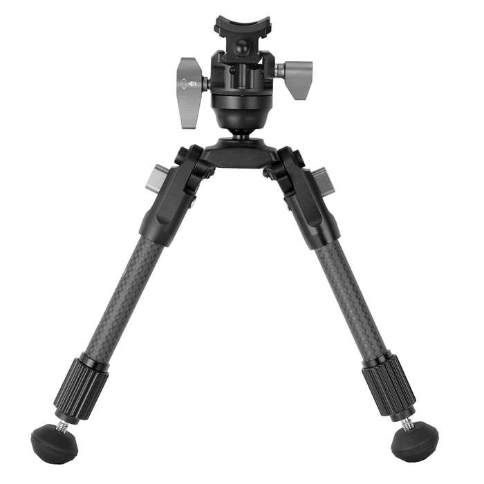 Vanguard EQ-PRECISION 1QSC Carbon Fiber Gun Bipod with Ball Head & Pic Rail Mount  Ideal for H...