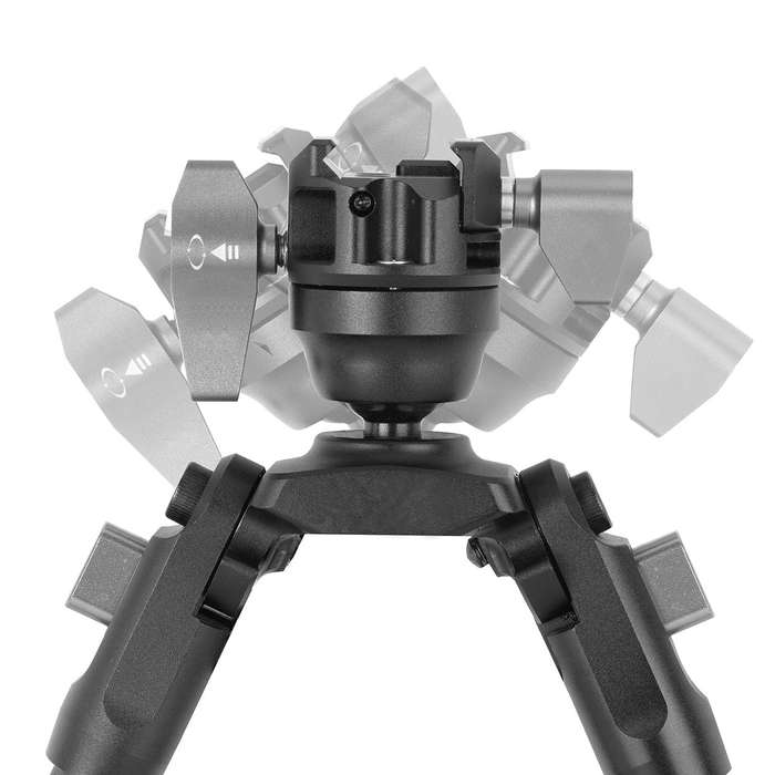 Vanguard EQ-PRECISION 1QSA Aluminium Gun Bipod with Ball Head & Pic Rail Mount  Ideal for Hunt...