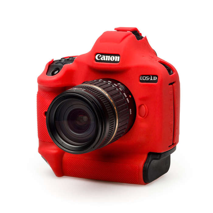 easyCover - Canon 1DX MarkIII DSLR - PRO Silicone Case - Red  ECC1DX3R