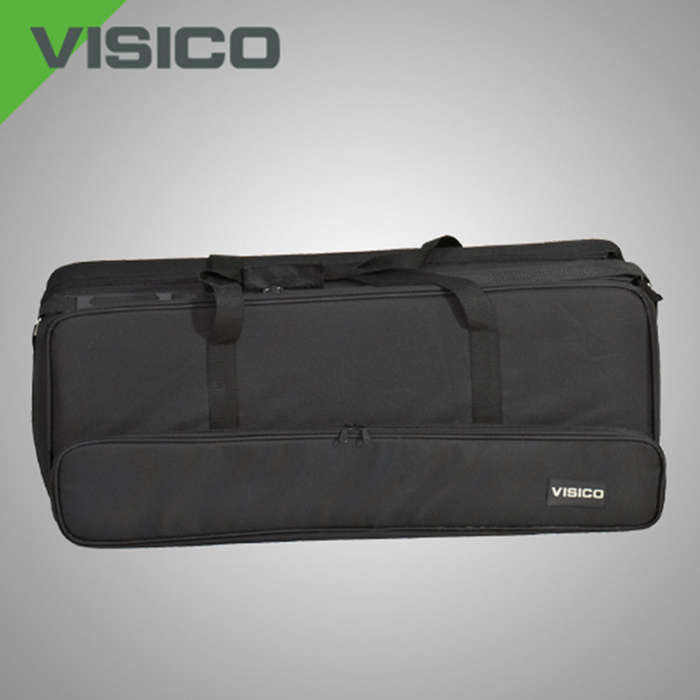Visico PRO VL 300 PLUSII: 2X 300 Watt Flash Head Soft Box Studio Kit VL-300PII-SBK