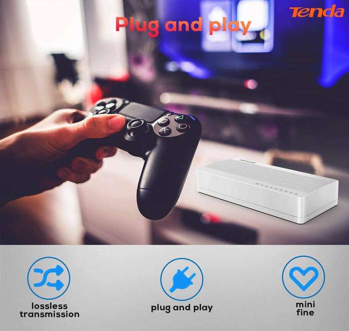 Tenda 8-Port Fast Ethernet Network Switch