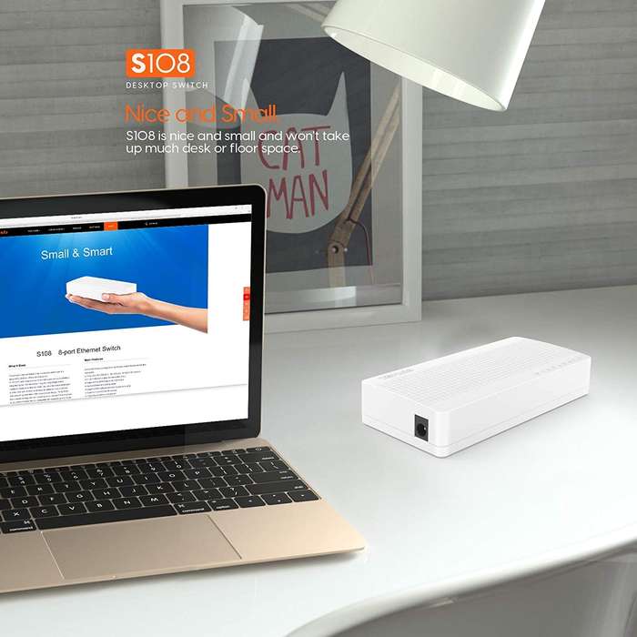 Tenda 8-Port Fast Ethernet Network Switch