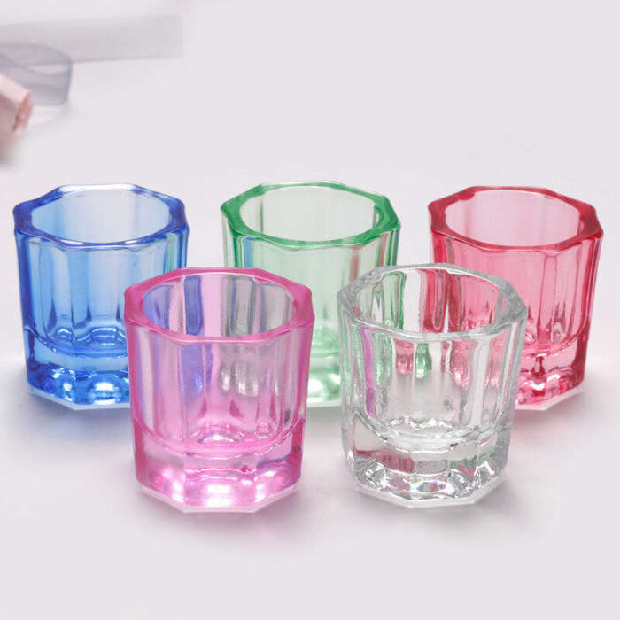 Glass Acrylic Cup Dappen Dish