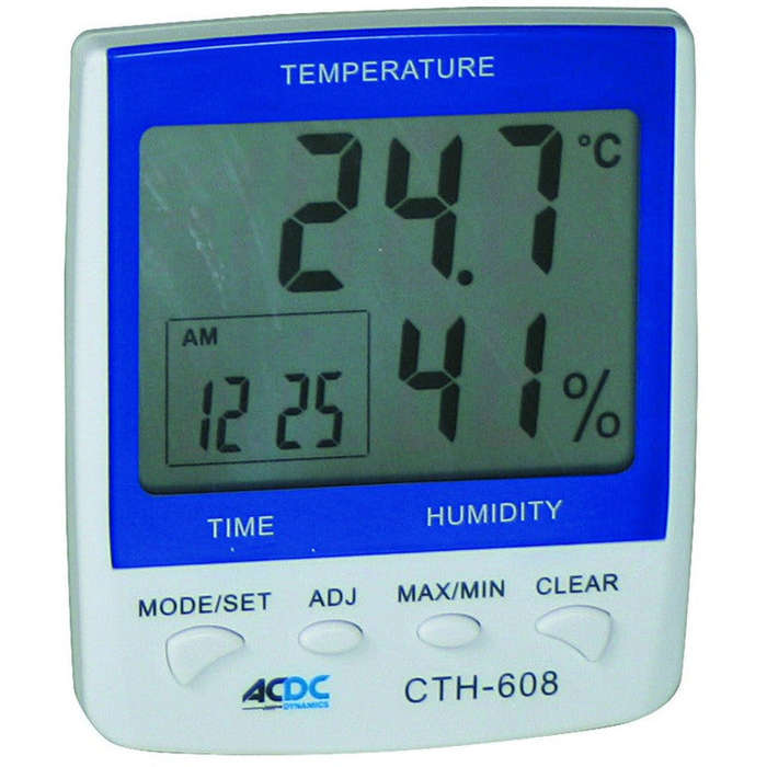 Digital Indoor Thermometer/Hygrometer/Clock