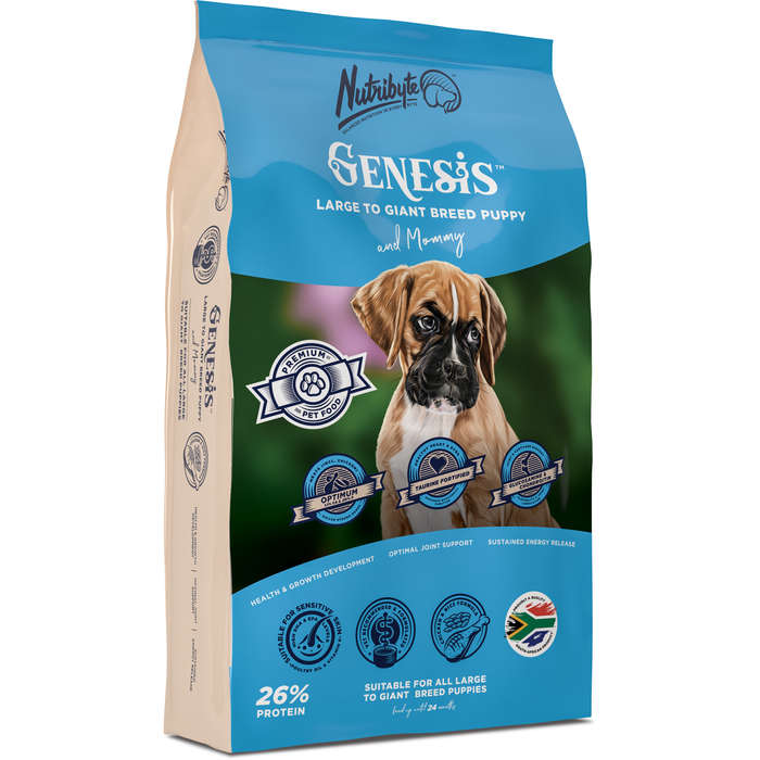Nutribyte Large to Giant Breed Puppy Dog Food - 20KG