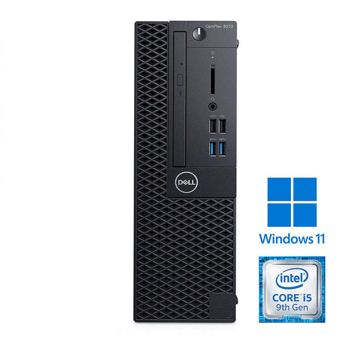 REFURBISHED - DELL OPTIPLEX 3070 SFF - I5 9400 - 16GB DDR4 - 512GB M.2 SSD - 23INCH - DELL - P231...