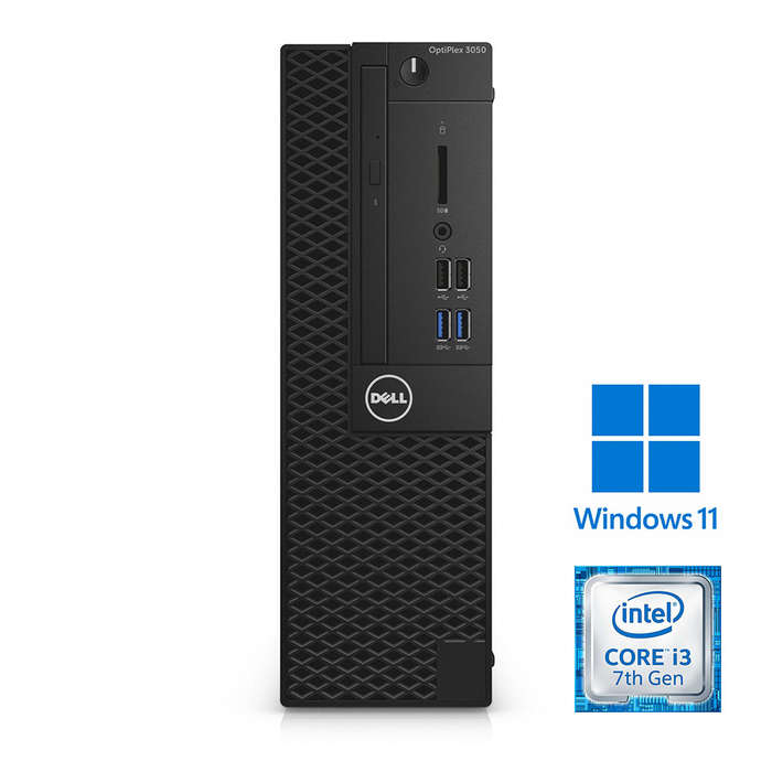 REFURBISHED - DELL OPTIPLEX 3050 SFF - I3 7100 - 8GB DDR4 - 256GB SSD - COMPUTER