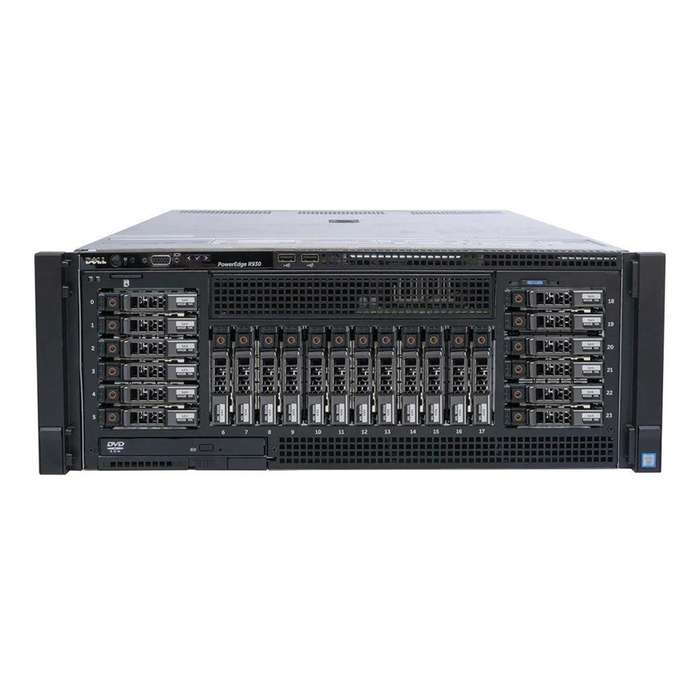 DELL PowerEdge R930 - 4X INTEL XEON - E7-8890 V4 - 24 CORE CPU - 2TB DDR4 RAM - 2X 240GB SSD - SE...
