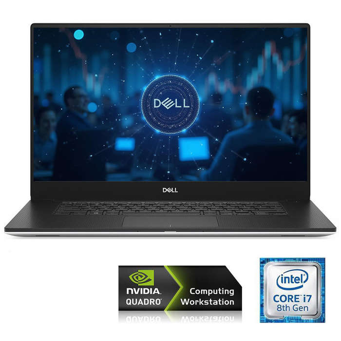 REFURBISHED - DELL PRECISION 5530 - I7 8850H - 32GB DDR4 - 512GB NVME SSD - 4GB NVIDIA QUADRO P10...