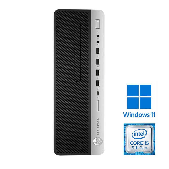 REFURBISHED - HP ELITEDESK 800 G5 SFF - I5 9500 - 9TH GEN - 8GB DDR4 - 256GB SSD - 23 INCH - DELL...